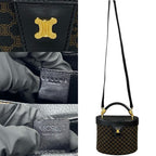 Celine Macadam Blason Pattern Triomphe Logo Hardware Leather 2-Way