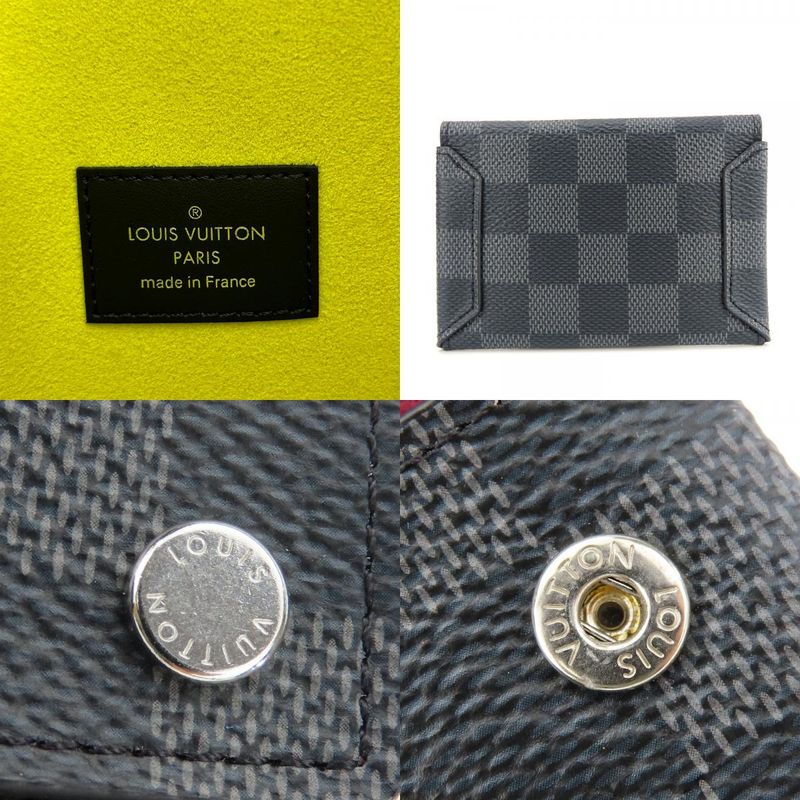 Louis Vuitton Second Bag Alpha Triple Pouch Damier Graphite Gray Black — view 7