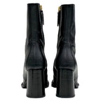 Gucci Boots Short Shoes Chain Belt Leather Black — view 6