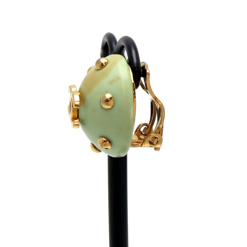 Chanel Pearlescent Embellished Gold Tone — view 5