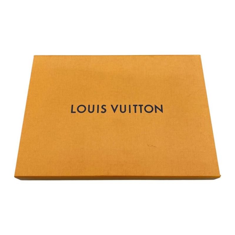 Louis Vuitton Scarf Echarpe Logomania Duo Monogram Wool Silk Wine Red — view 9