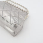 Chanel Fishmouth Chain Shoulder Bag Silver Vintage 3 rd — view 7