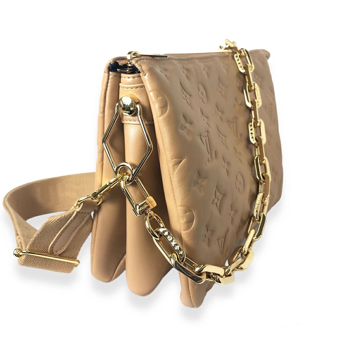 Louis Vuitton Cousin PM Shoulder Bag Lambskin Camel — view 2