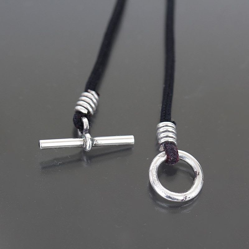 Hermes Serie Necklace AG 925 Silver Box E0842 — view 4
