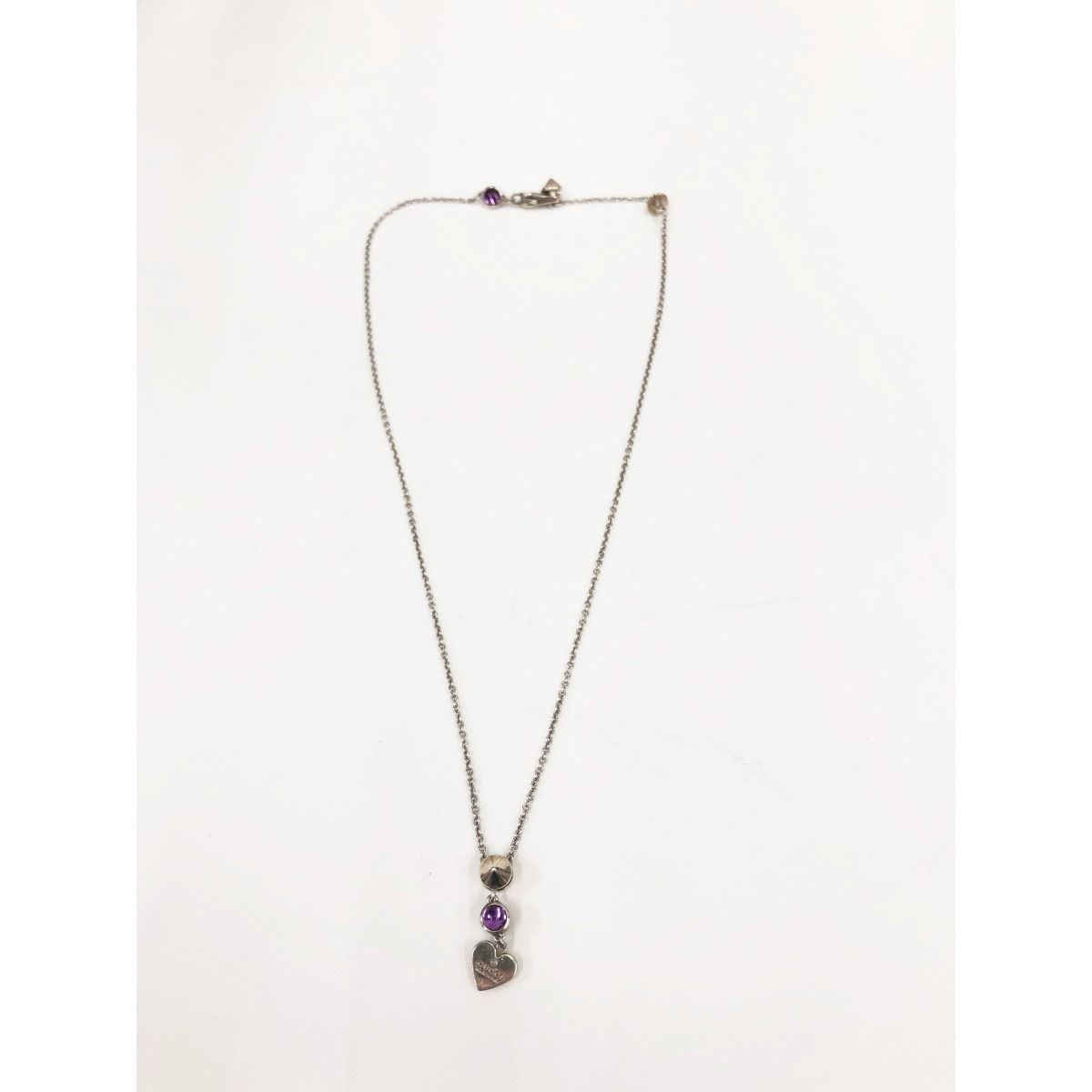 Gucci Amethyst Heart Pendant J21 E0 8164 Purple — view 3