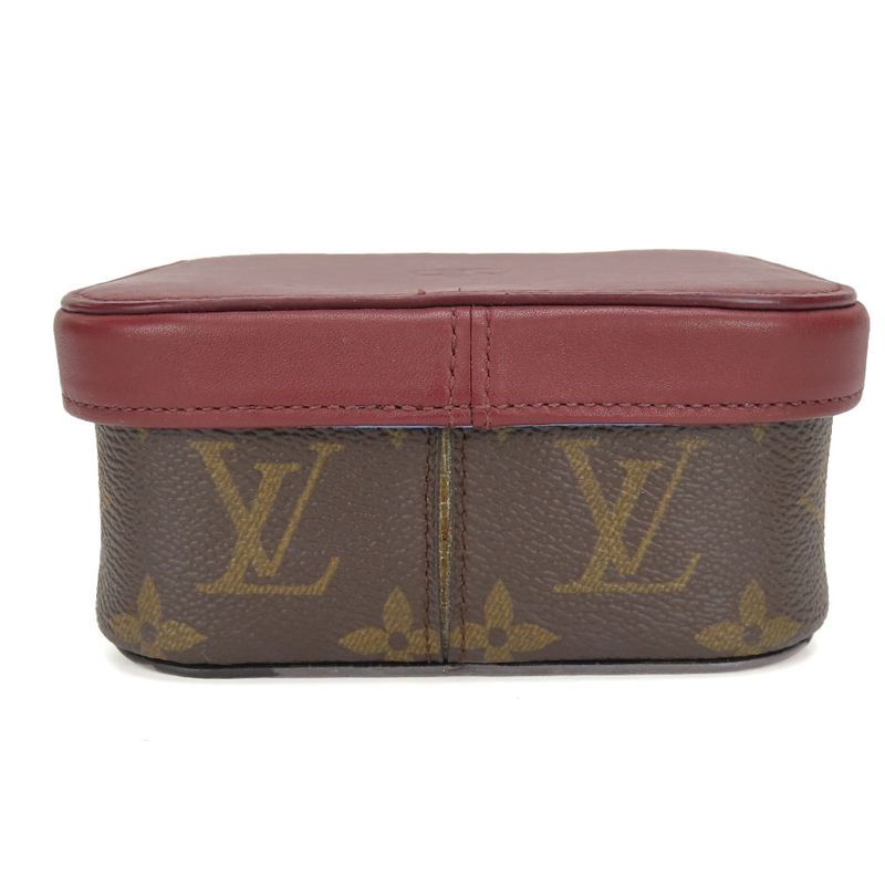 Louis Vuitton Accessory Pouch Boite Camille MM Gi0019 Monogram Leather Bordeaux — view 4