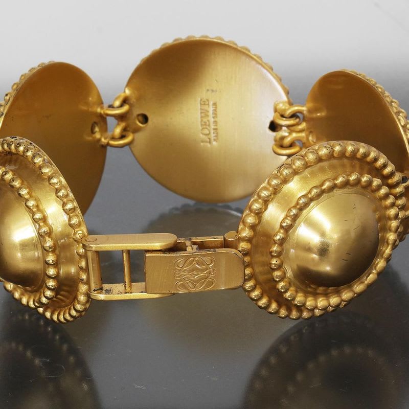 Loewe Gold Bracelet Metal Bangle E1226 — view 3