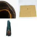 Louis Vuitton Handbag Vavin PM Monogram Nubuck Brown Gold Hardware — view 9