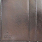 Gucci Interlocking G GG Canvas Leather Black Trifold Wallet 0871 — view 8