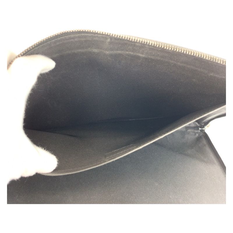 Louis Vuitton Monogram Eclipse Pochette Jules Black Grey Leather — view 8