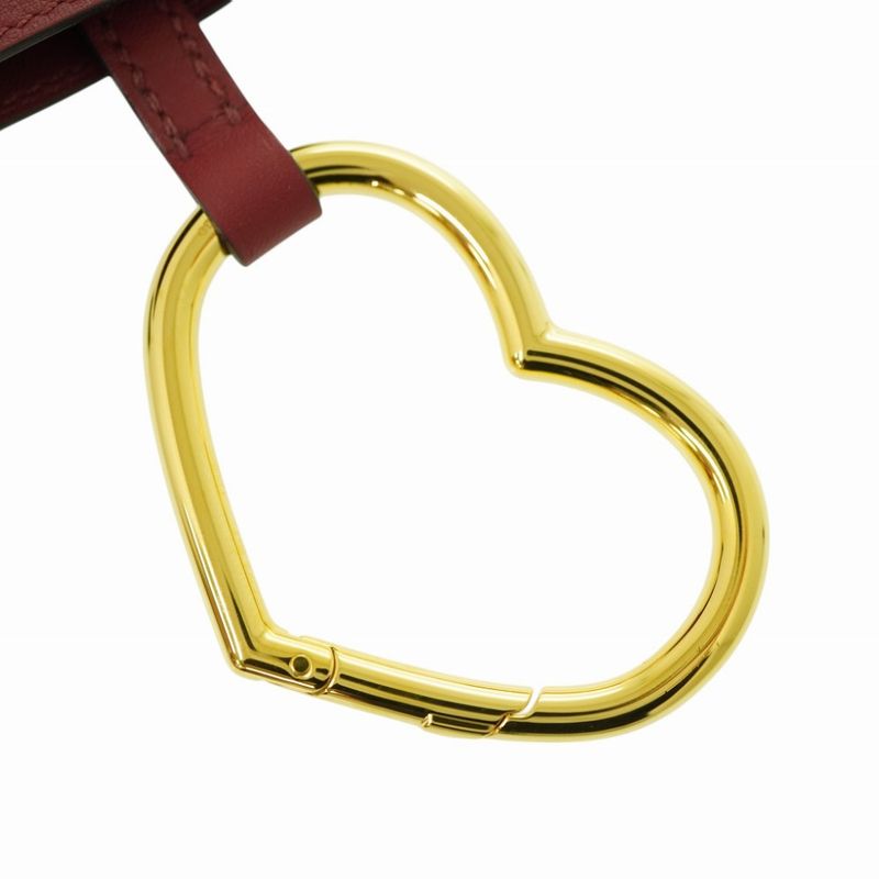 Hermes Eau Coeur Du Faubourg Swift Rouge Grenat Necklace Key Holder 1623 — view 5