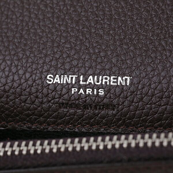 Saint Laurent Bifold Wallet Compact Bordeaux — view 8