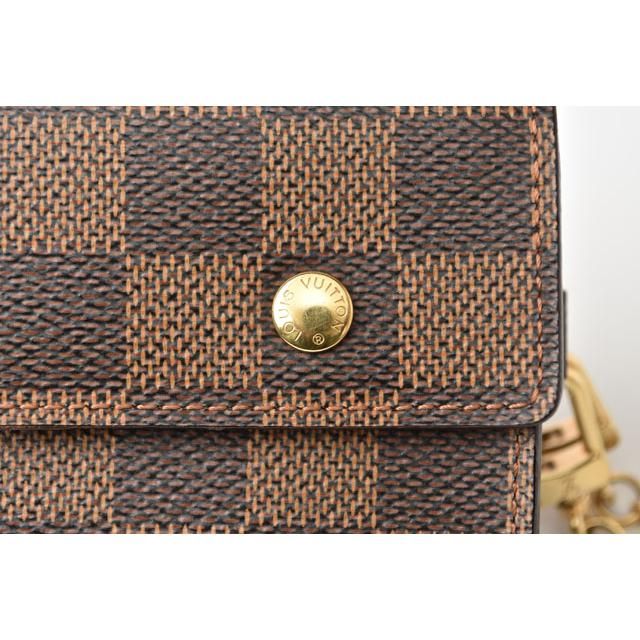 Louis Vuitton Chain Wallet Long Portefeuille Accordeion Damier — view 7
