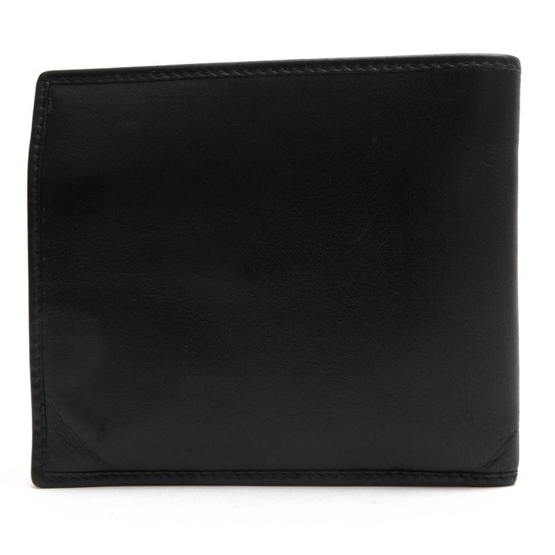 Gucci Wallet Men Leather Black 90690 1502 with Coin Purse Bifold — view 2