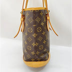Louis Vuitton Monogram Petit Baguette Tote Bag Brown — view 4