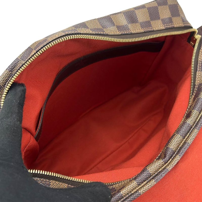 Louis Vuitton Naviglio Shoulder Bag Damier Canvas Brown Diagonal Men — view 2