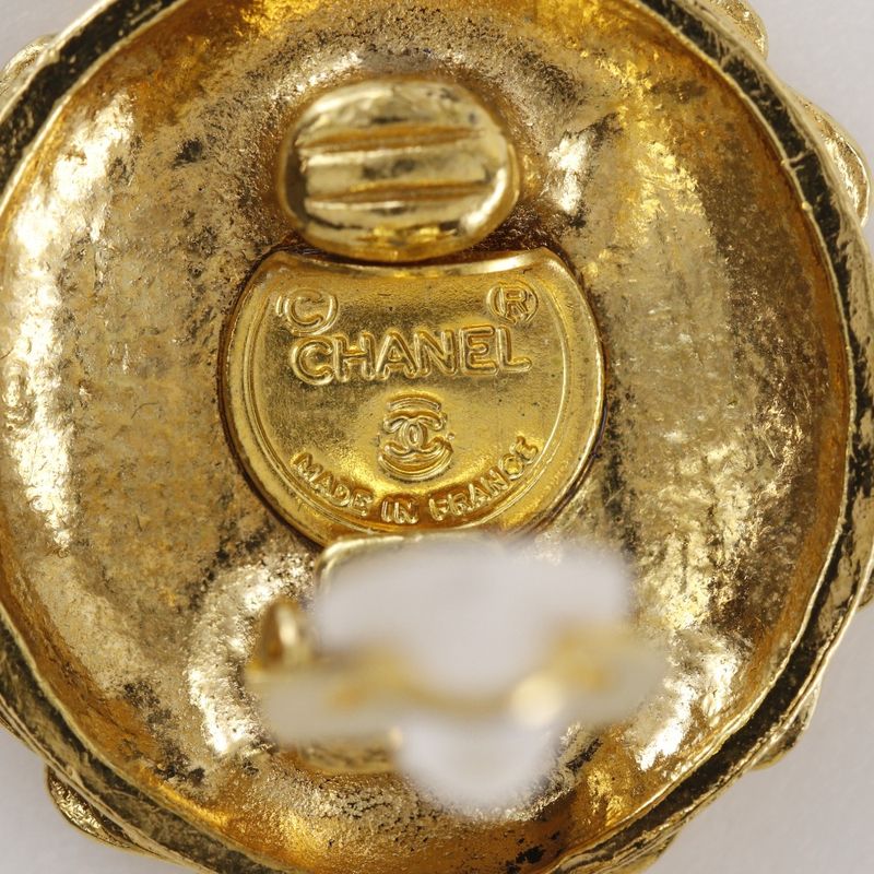 Chanel Coco Mademoiselle Vintage Gold Plated 21.2 g Earrings — view 9