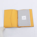 Hermes Agenda GM Leather Yellow And Brown Wallets Accessories Silver — view 6