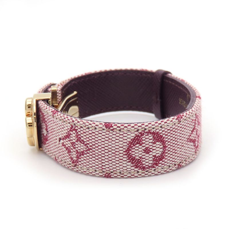 Louis Vuitton Bracelet Good Luck Monogram Mini Metal Pink — view 3