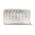 Bottega Veneta Round Zipper Long Wallet Intrecciato — view 2