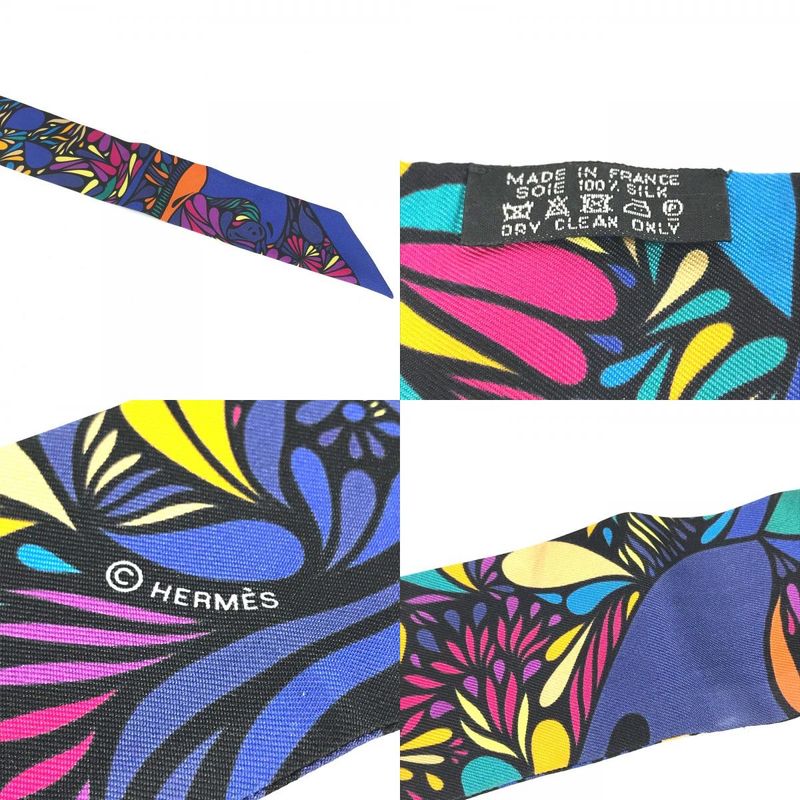 Hermes Scarf Twilly Silk Multicolor — view 9