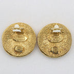 Chanel 31 rue Cambon Vintage Gold Plated 23 g Earrings — view 5