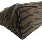 Fendi Zebra Print Nylon Tote Handbag — view 7