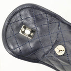 Chanel Quilted Turnlock Side Gore Shorts Navy 38 — view 8