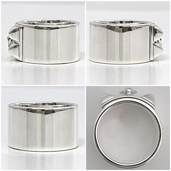 Hermes Ring Collier de Chien H Silver — view 5