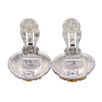 Chanel Coco Mark Metal GP Silver Gold Round Vintage — view 6