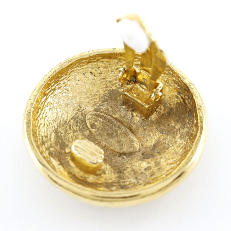 Chanel Coco Mark Gold Plated 30.0 g Earrings — view 8