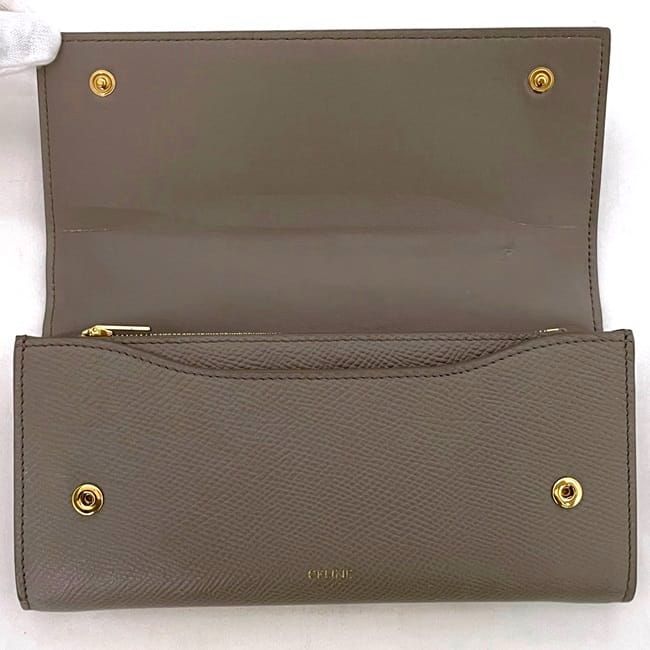 Celine Bifold Long Wallet Large Flap — view 8