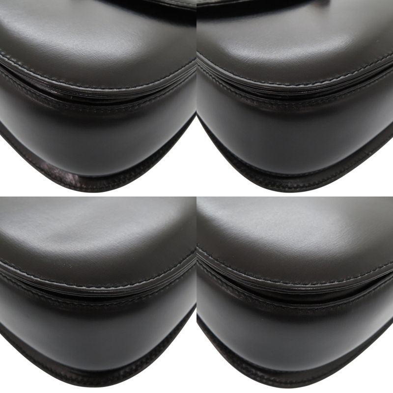Gucci Bamboo 000 46 0188 Leather Black 2-Way Shoulder Bag 0257 — view 4