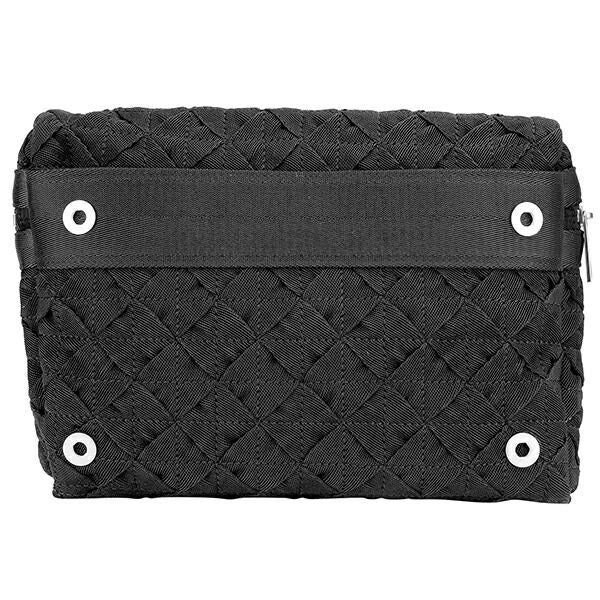 Bottega Veneta Clutch Bag Light Webbing Black — view 2