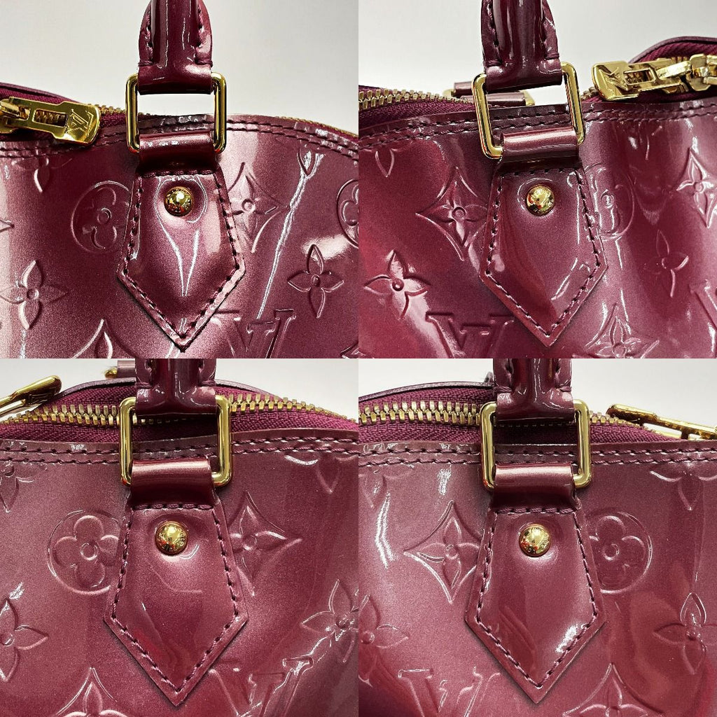 Louis Vuitton Vernis Alma GM Rouge Fauvist Padlock Key 2 — view 6
