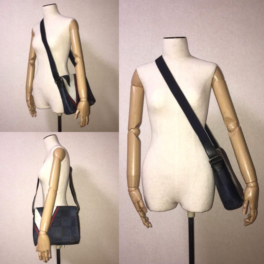 Louis Vuitton Damier Ecobalt District PM NM Shoulder Bag Price Negotiation — view 9