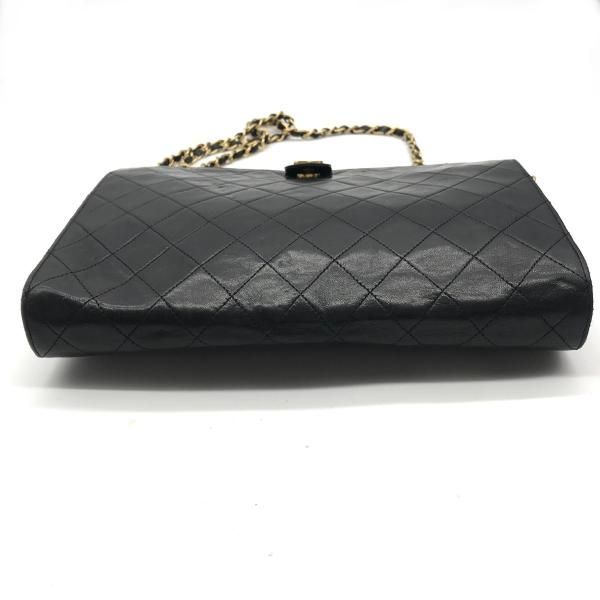 Chanel CC Logo Quilted Tassel Chain Tote Black — view 3