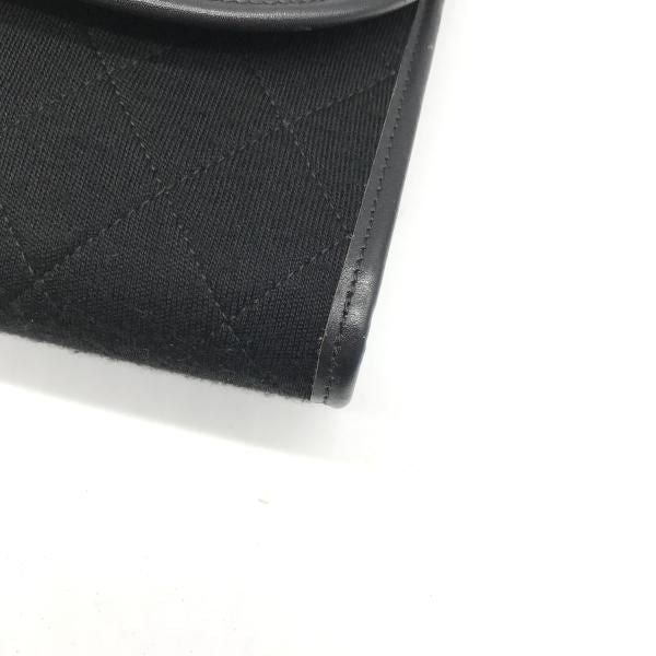 Chanel CC Logo Mini Quilted Pushlock Cotton Jersey Chain Shoulder Bag — view 9