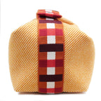 Hermes Brid A Black PM Au-carre Handbag Pouch Faube Orange — view 7