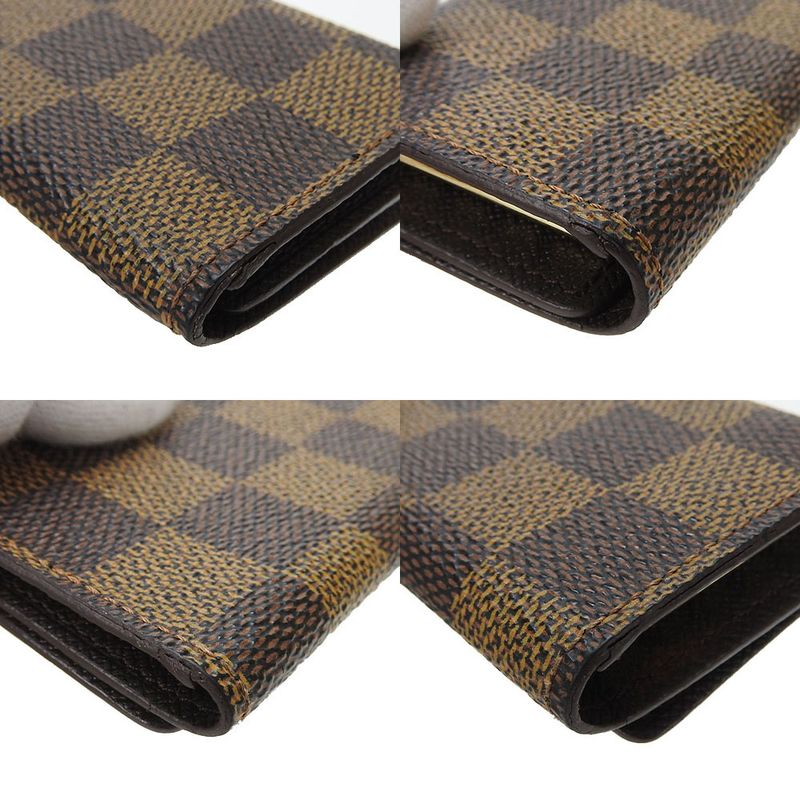 Louis Vuitton Key Case Multicles 4 Damier Canvas Brown Small Items — view 6