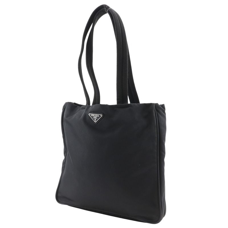 Prada Nylon Black Tote Bag — view 2