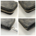 Louis Vuitton Damier Graphite Zippy Coin Purse Case Black — view 3