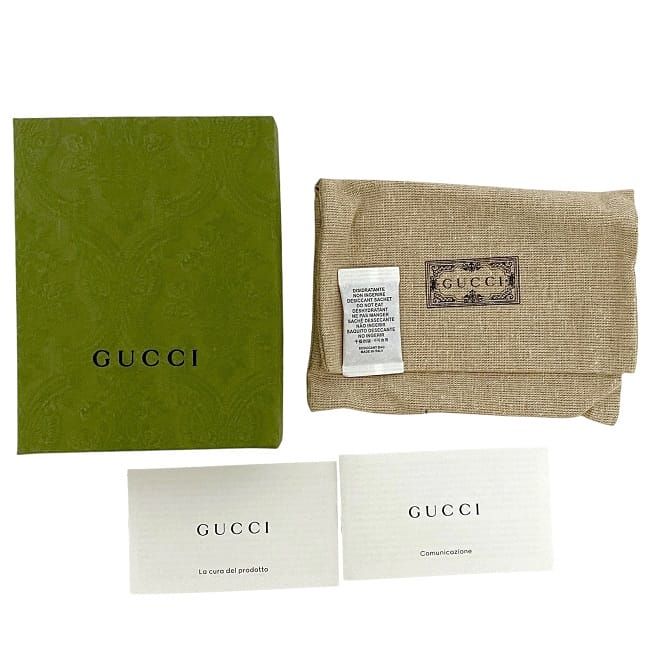 Gucci Bifold Wallet Black GG Embossed Billfold — view 8