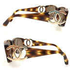 Chanel Coco Mark Sunglasses Smoke Brown 02461 91235 — view 5
