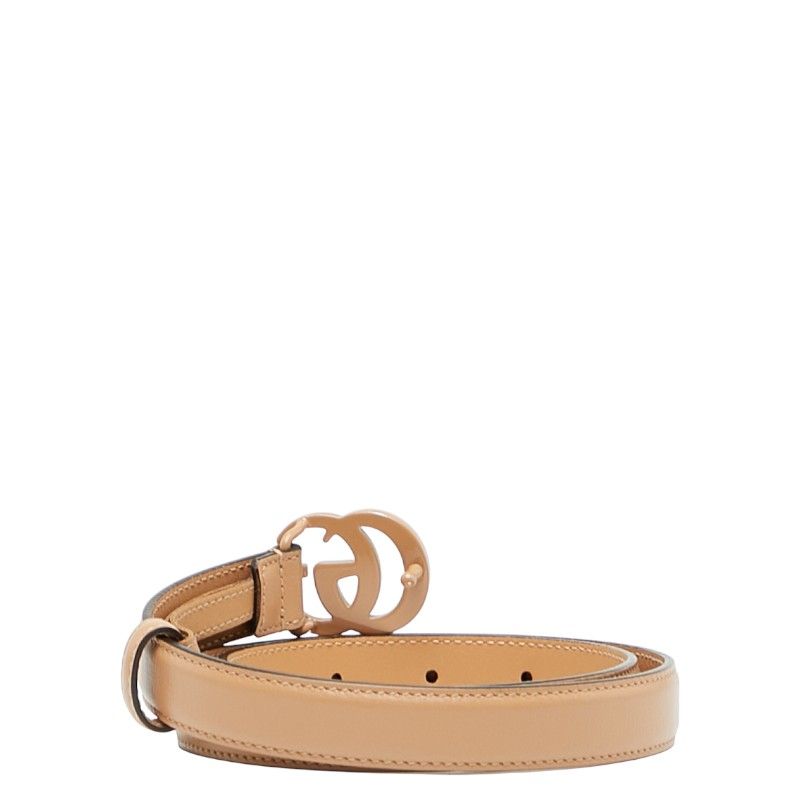 Gucci GG Marmont Belt Size 70/28 Beige Leather — view 4