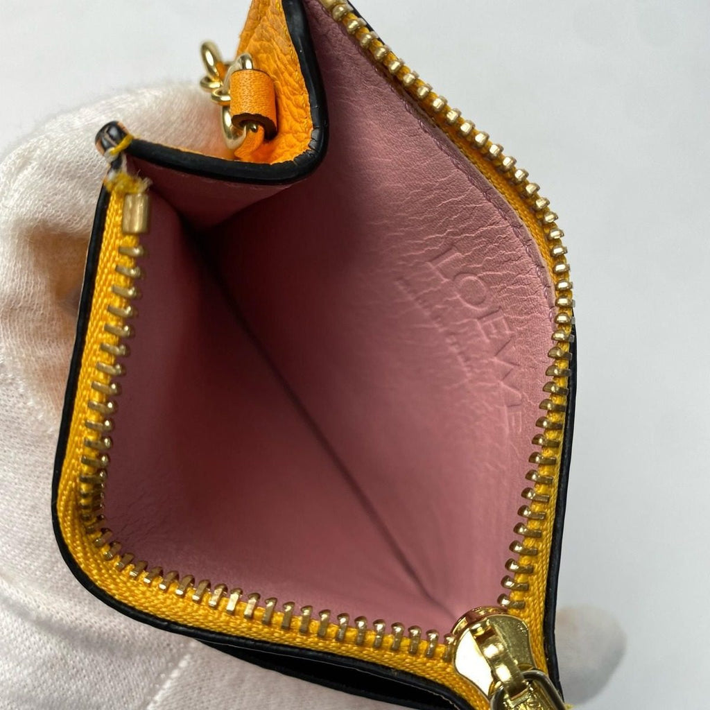 Loewe Square Coin Card Holder Purse Fragment — view 6