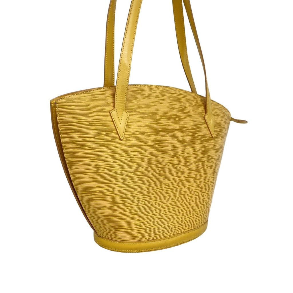Louis Vuitton Shoulder Bag Epi Saint Jacques Shopping Jaune — view 2