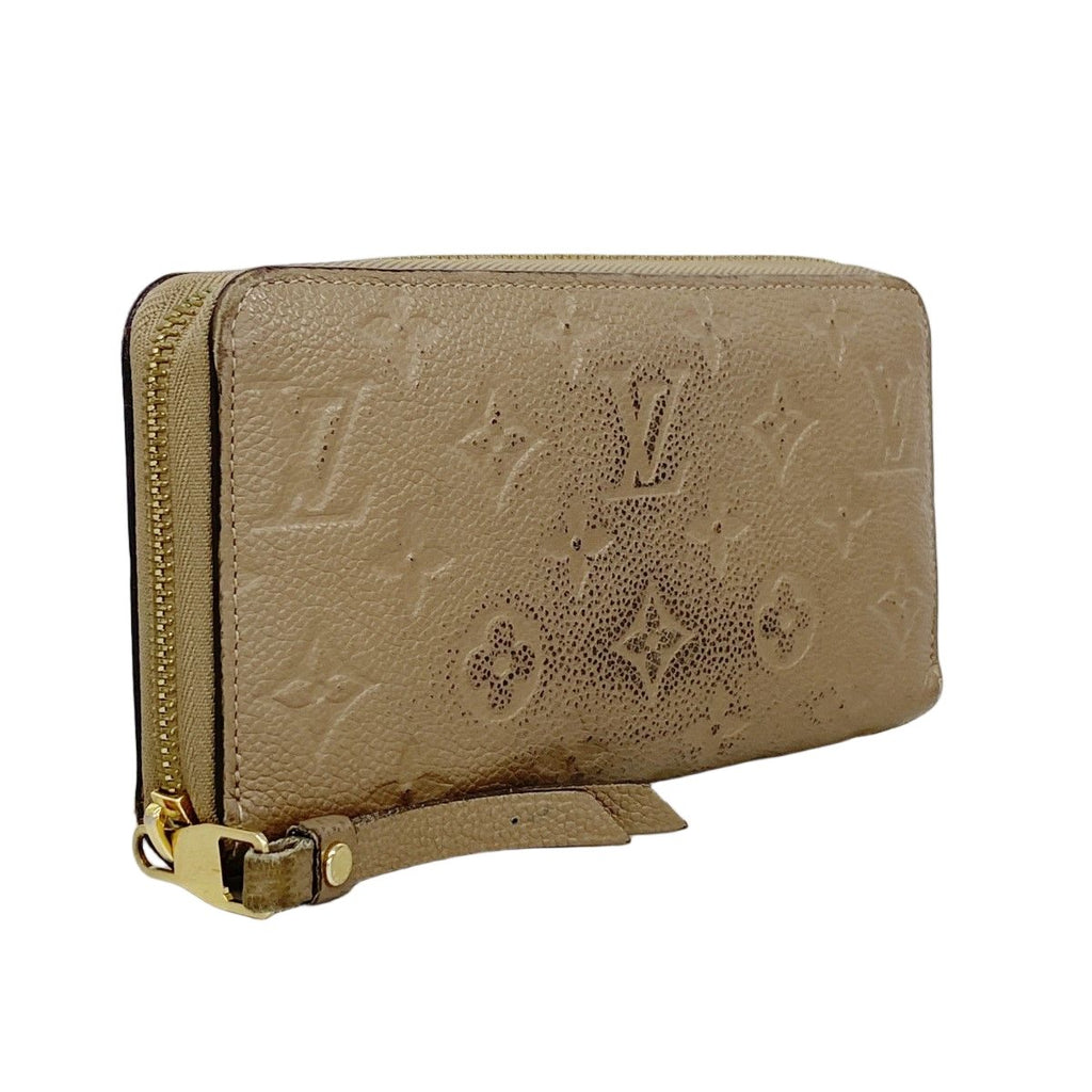 Louis Vuitton Wallet Monogram Empreinte Zippy Tourterelle — view 2