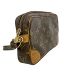 Louis Vuitton Clutch Monogram Marly Dragonne PM Brown — view 2