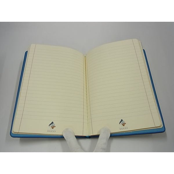 Gucci Disney Collaboration Donald GG Pattern Notebook Notepad Stationery — view 5